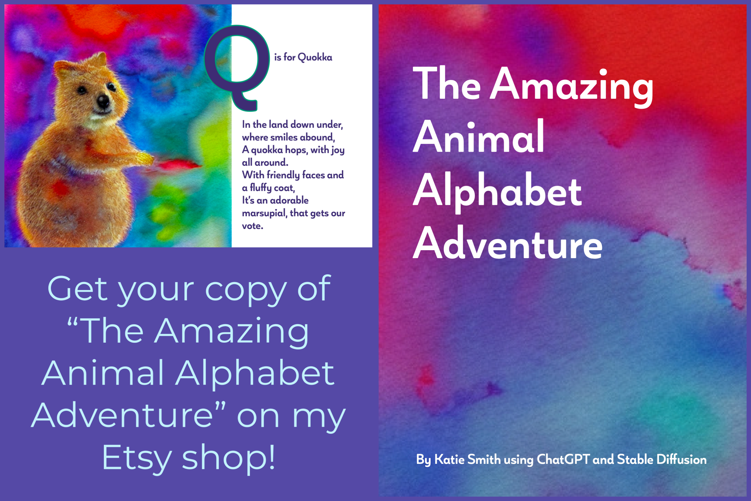 Get a copy of &ldquo;The Amazing Animal Alphabet Adventure&rdquo; on my Etsy shop!